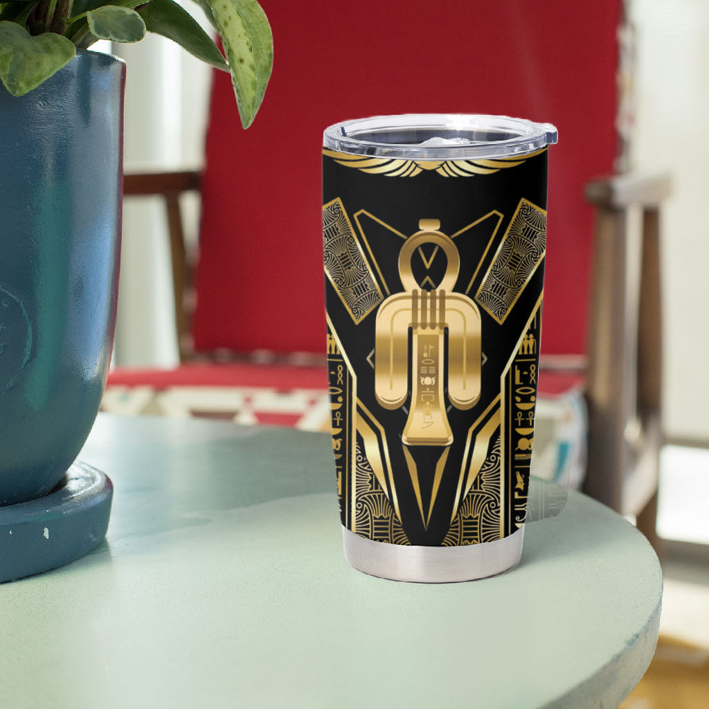Egypt Tyet Tumbler Cup Ancient Mythology Knot Of Isis Gold
