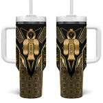 Egypt Tyet Tumbler With Handle Ancient Mythology Knot Of Isis Gold