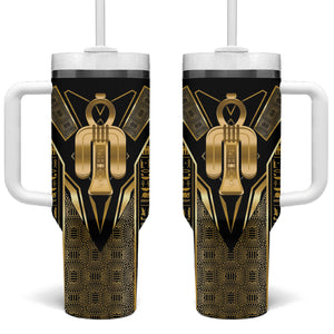 Egypt Tyet Tumbler With Handle Ancient Mythology Knot Of Isis Gold