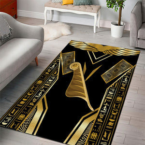 Egypt Feather Of Maat Area Rug Ancient Mythology Truth And Justice