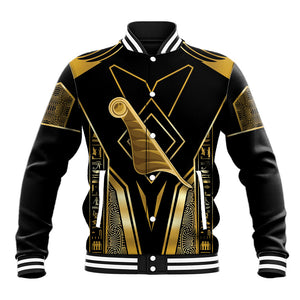 Egypt Feather Of Maat Baseball Jacket Ancient Mythology Truth And Justice