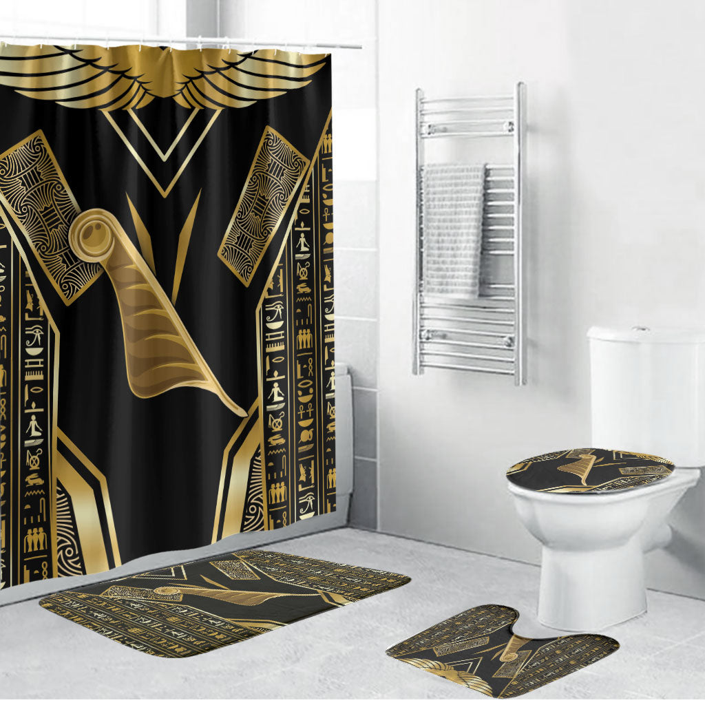 Egypt Feather Of Maat Bathroom Set Ancient Mythology Truth And Justice
