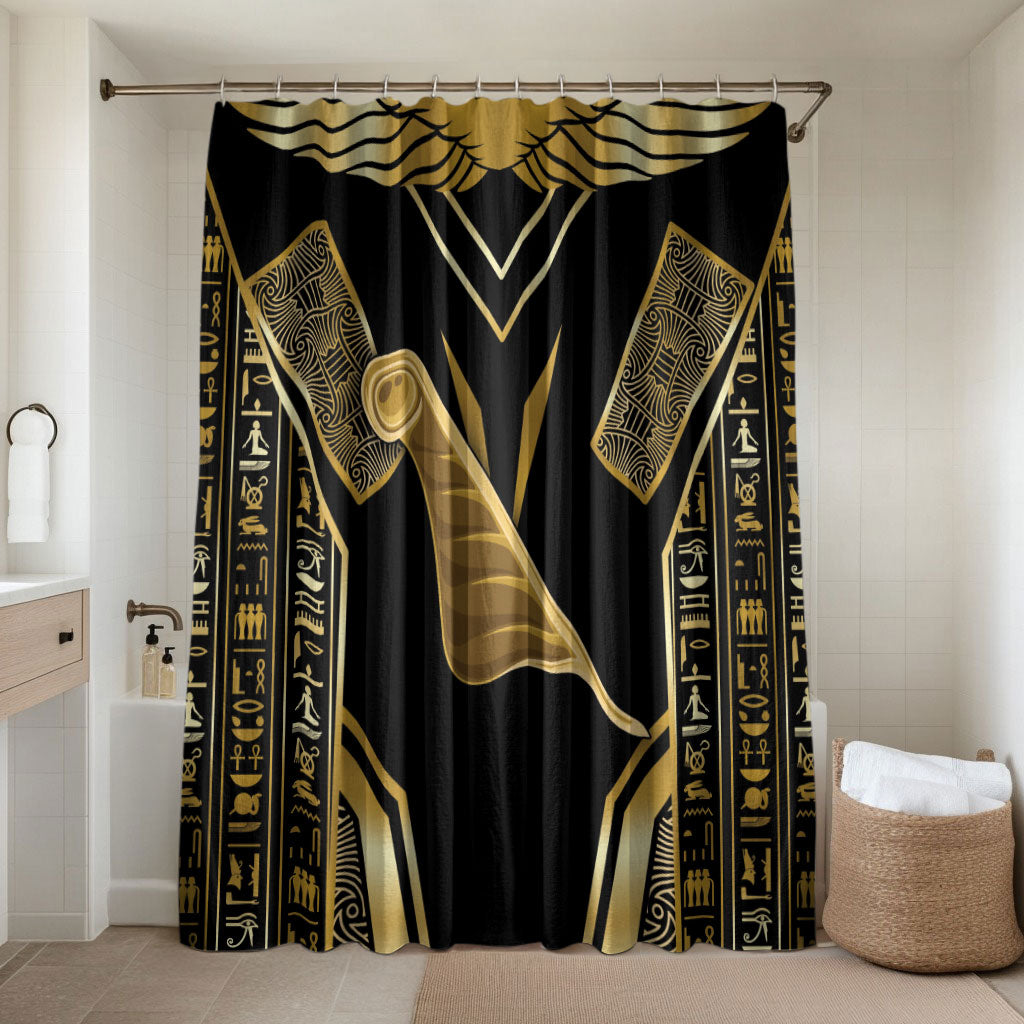 Egypt Feather Of Maat Bathroom Set Ancient Mythology Truth And Justice