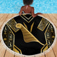 Egypt Feather Of Maat Beach Blanket Ancient Mythology Truth And Justice