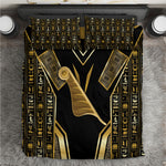 Egypt Feather Of Maat Bedding Set Ancient Mythology Truth And Justice