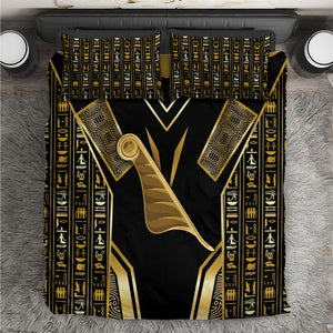 Egypt Feather Of Maat Bedding Set Ancient Mythology Truth And Justice