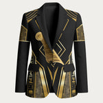 Egypt Feather Of Maat Blazer Ancient Mythology Truth And Justice
