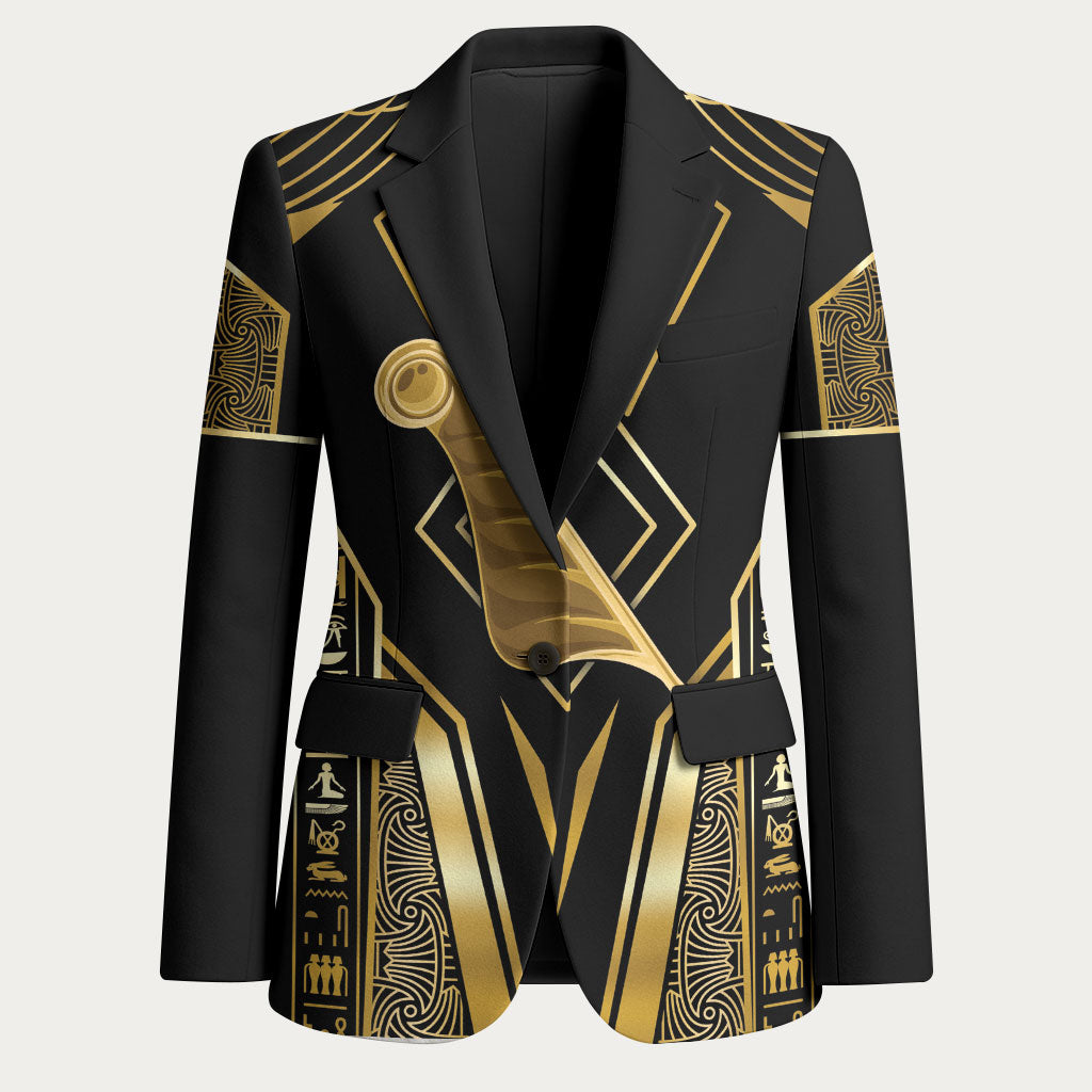 Egypt Feather Of Maat Blazer Ancient Mythology Truth And Justice