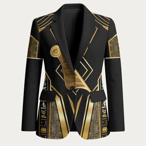Egypt Feather Of Maat Blazer Ancient Mythology Truth And Justice