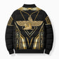 Egypt Feather Of Maat Bomber Puffer Jacket Ancient Mythology Truth And Justice