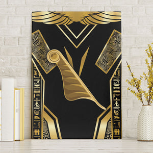 Egypt Feather Of Maat Canvas Wall Art Ancient Mythology Truth And Justice