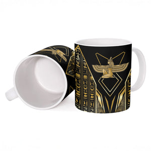 Egypt Feather Of Maat Ceramic Mug Ancient Mythology Truth And Justice