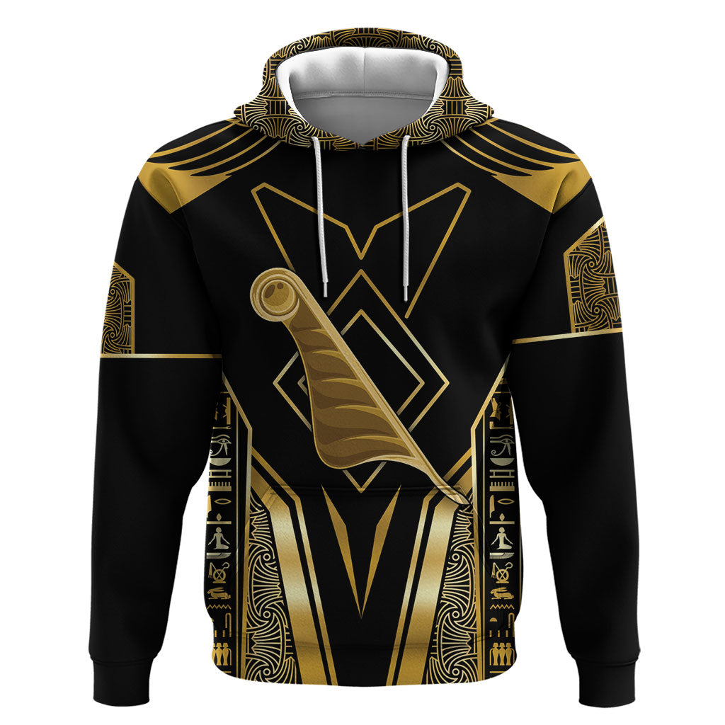 Egypt Feather Of Maat Hoodie Ancient Mythology Truth And Justice