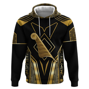Egypt Feather Of Maat Hoodie Ancient Mythology Truth And Justice