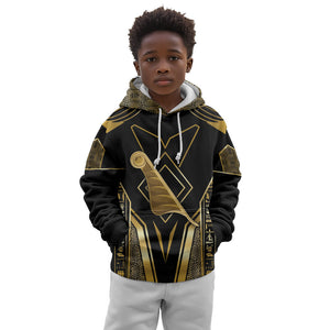 Egypt Feather Of Maat Kid Hoodie Ancient Mythology Truth And Justice