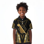 Egypt Feather Of Maat Kid Polo Shirt Ancient Mythology Truth And Justice