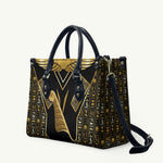 Egypt Feather Of Maat Leather Bag Ancient Mythology Truth And Justice