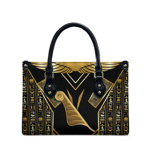 Egypt Feather Of Maat Leather Bag Ancient Mythology Truth And Justice
