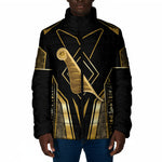 Egypt Feather Of Maat Padded Jacket Ancient Mythology Truth And Justice