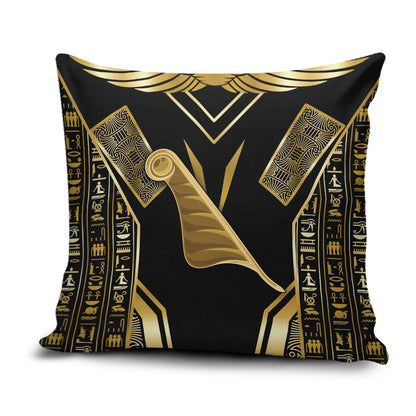 Egypt Feather Of Maat Pillow Cover Ancient Mythology Truth And Justice