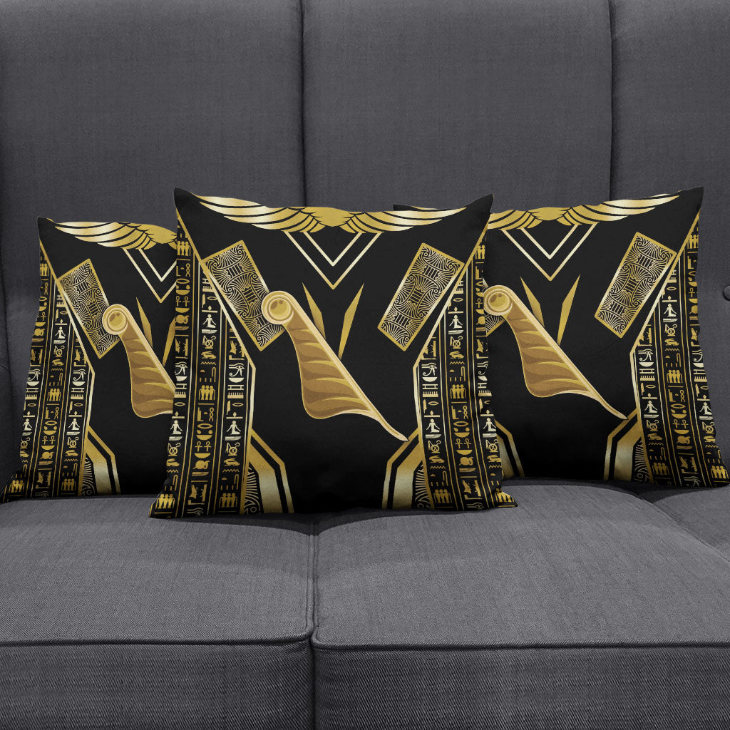 Egypt Feather Of Maat Pillow Cover Ancient Mythology Truth And Justice