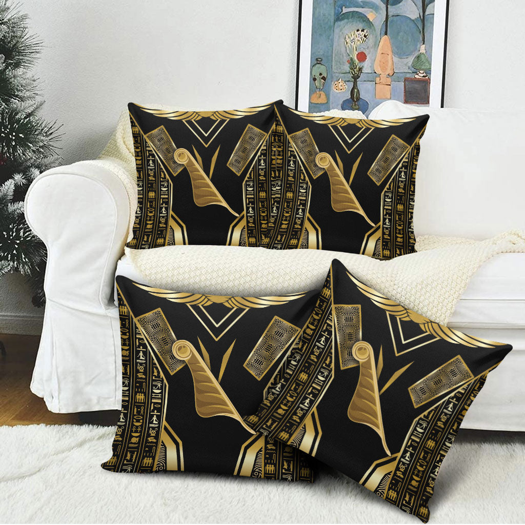 Egypt Feather Of Maat Pillow Cover Ancient Mythology Truth And Justice