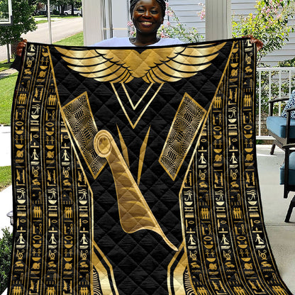 Egypt Feather Of Maat Quilt Ancient Mythology Truth And Justice