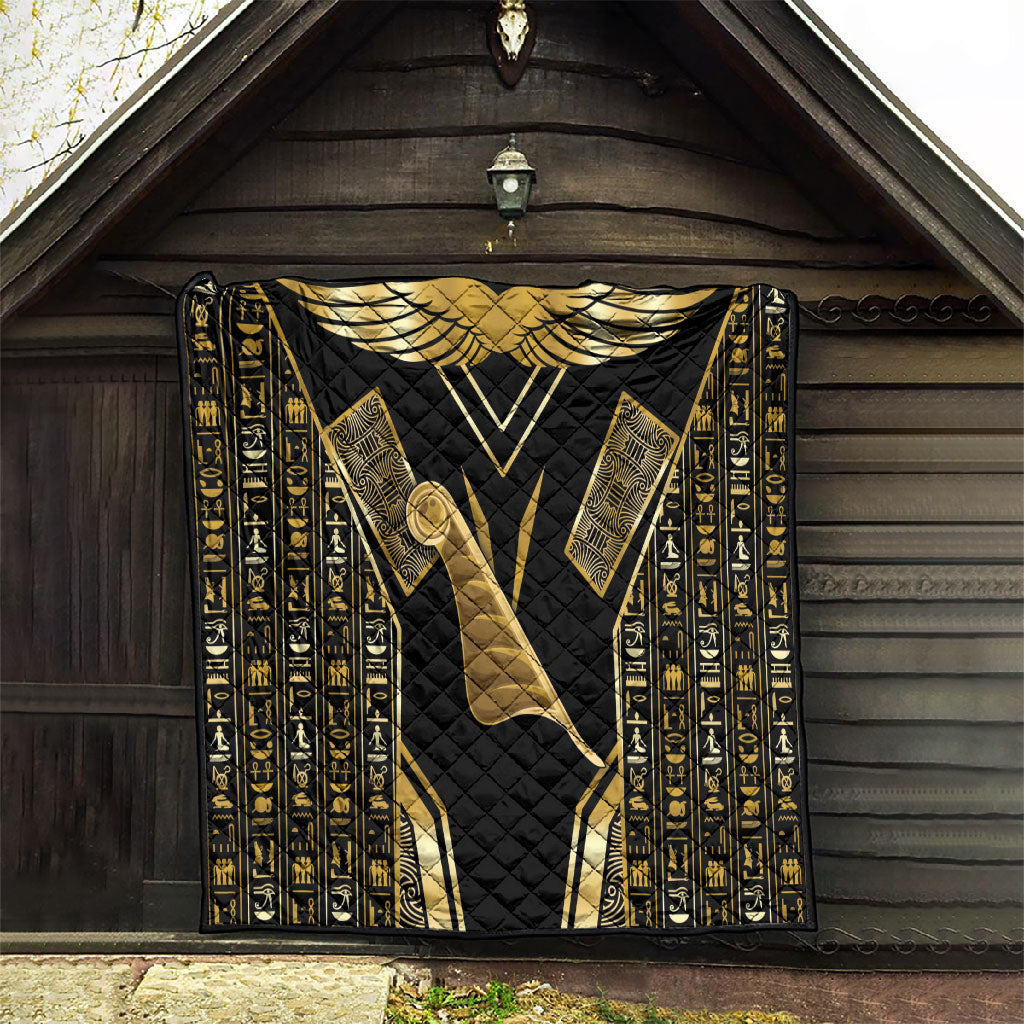 Egypt Feather Of Maat Quilt Ancient Mythology Truth And Justice