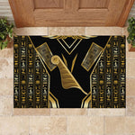 Egypt Feather Of Maat Rubber Doormat Ancient Mythology Truth And Justice