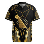 Egypt Feather Of Maat Rugby Jersey Ancient Mythology Truth And Justice