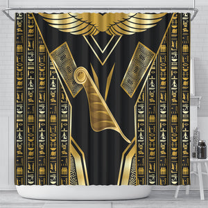 Egypt Feather Of Maat Shower Curtain Ancient Mythology Truth And Justice
