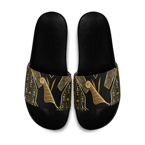Egypt Feather Of Maat Slide Sandals Ancient Mythology Truth And Justice