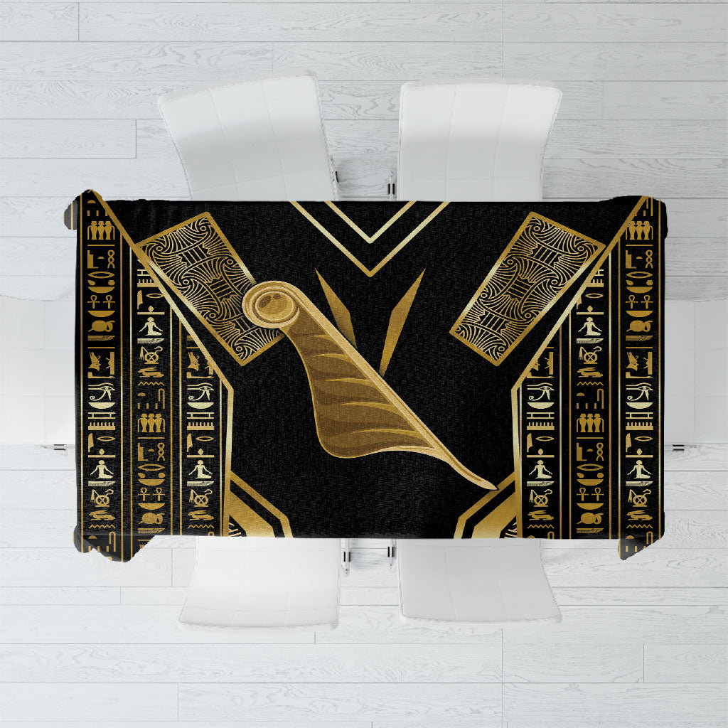 Egypt Feather Of Maat Tablecloth Ancient Mythology Truth And Justice