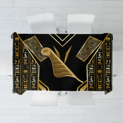 Egypt Feather Of Maat Tablecloth Ancient Mythology Truth And Justice