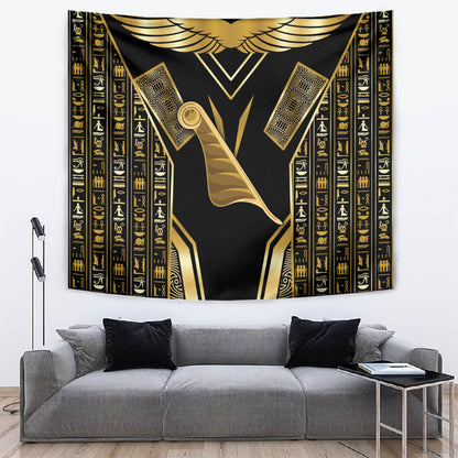 Egypt Feather Of Maat Tapestry Ancient Mythology Truth And Justice