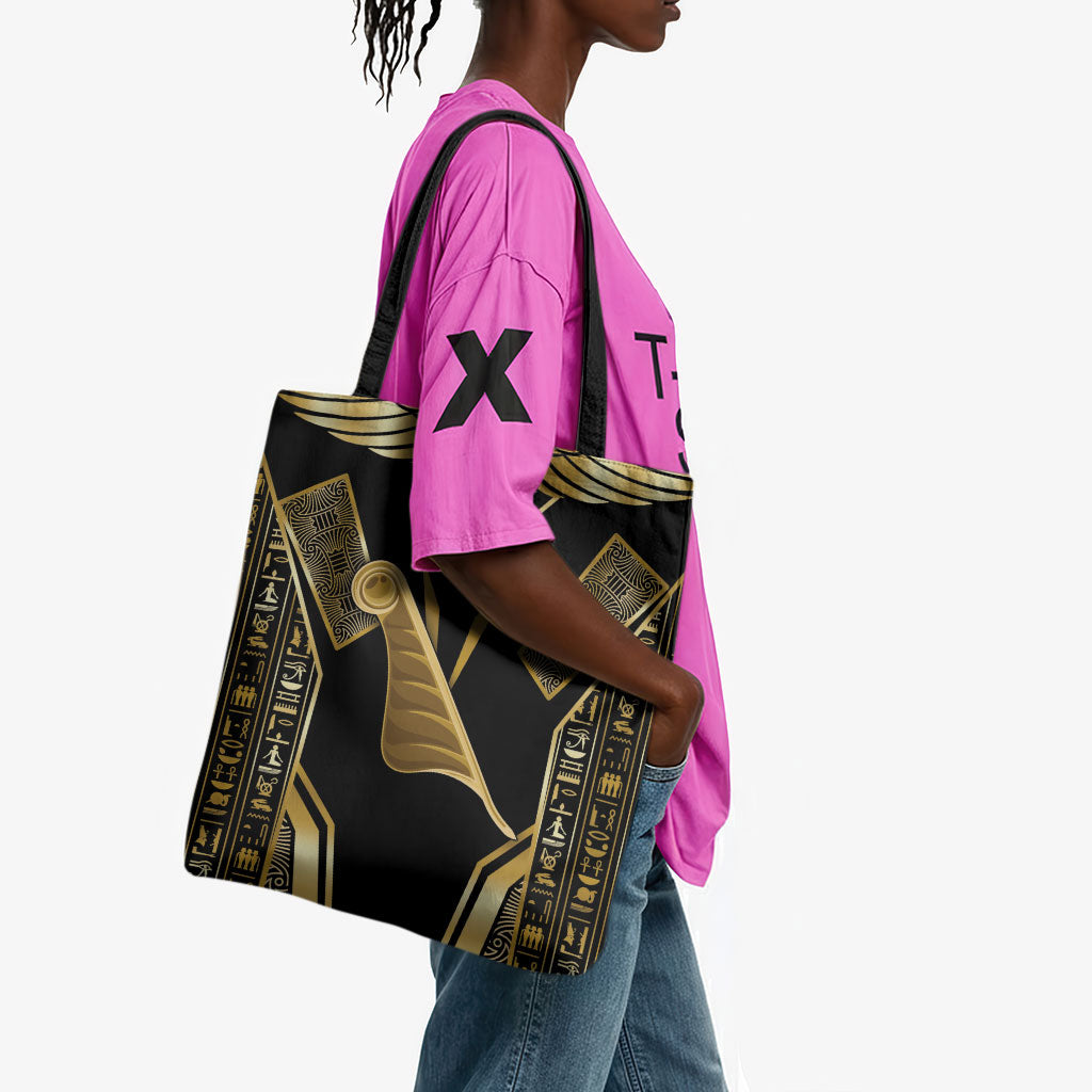 Egypt Feather Of Maat Tote Bag Ancient Mythology Truth And Justice