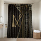 Egypt Crook And Flail Bathroom Set Ancient Mythology Pharaoh Royalty Gold