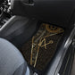 Egypt Crook And Flail Car Mats Ancient Mythology Pharaoh Royalty Gold