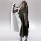 Egypt Crook And Flail Hooded Blanket Ancient Mythology Pharaoh Royalty Gold