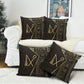 Egypt Crook And Flail Pillow Cover Ancient Mythology Pharaoh Royalty Gold