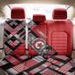 Tunisia Back Car Seat Cover Silver Lions Sports Patterns - African Pride