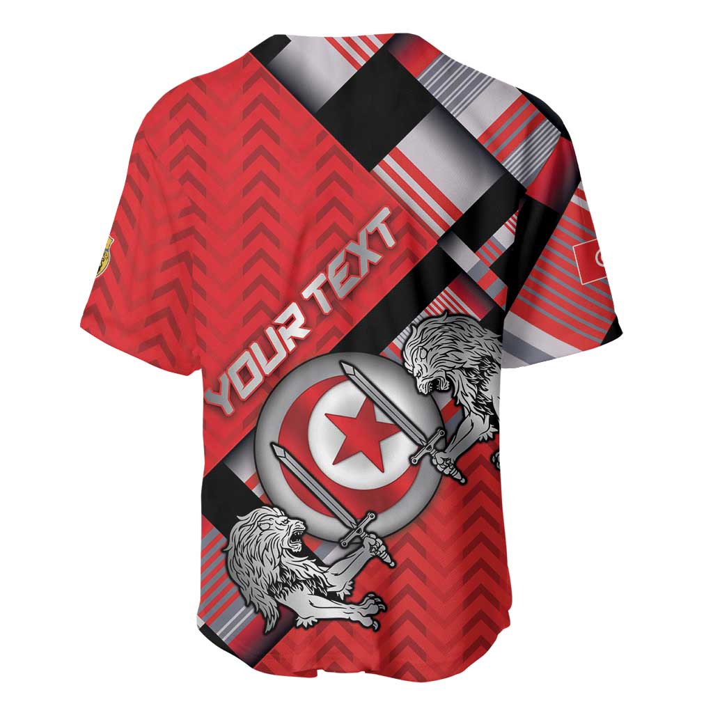 Personalized Tunisia Baseball Jersey Silver Lions Sports Patterns - African Pride