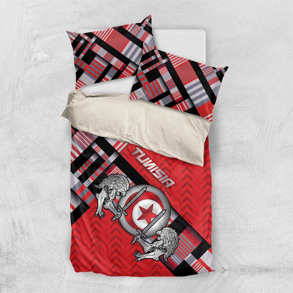 Tunisia Bedding Set Silver Lions Sports Patterns - African Pride