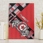 Tunisia Canvas Wall Art Silver Lions Sports Patterns - African Pride