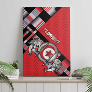 Tunisia Canvas Wall Art Silver Lions Sports Patterns - African Pride