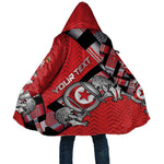 Personalized Tunisia Cloak Silver Lions Sports Patterns - African Pride