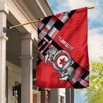 Tunisia Garden Flag Silver Lions Sports Patterns - African Pride