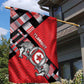 Tunisia Garden Flag Silver Lions Sports Patterns - African Pride