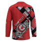Personalized Tunisia Hockey Jersey Silver Lions Sports Patterns - African Pride