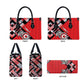 Tunisia Leather Bag Silver Lions Sports Patterns - African Pride